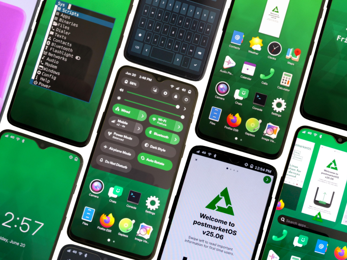 انتشار نسخه 25.12 سیستم‌عامل postmarketOS با بهبودهای قابل توجه