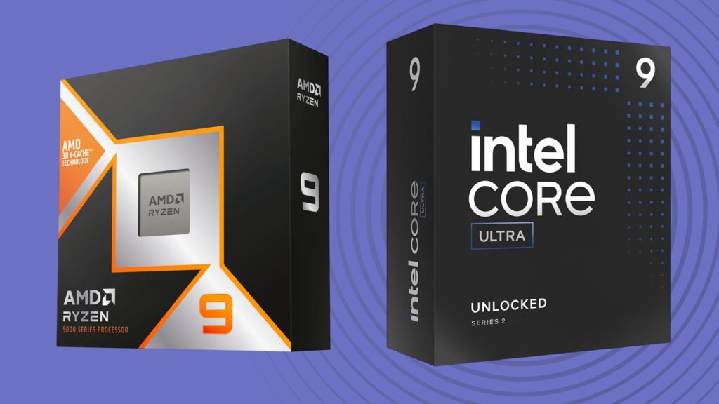 عملکرد پردازنده AMD Ryzen ۹ ۹۹۵۰X۳D در مقایسه با پردازنده‌های اینتل بررسی شد
