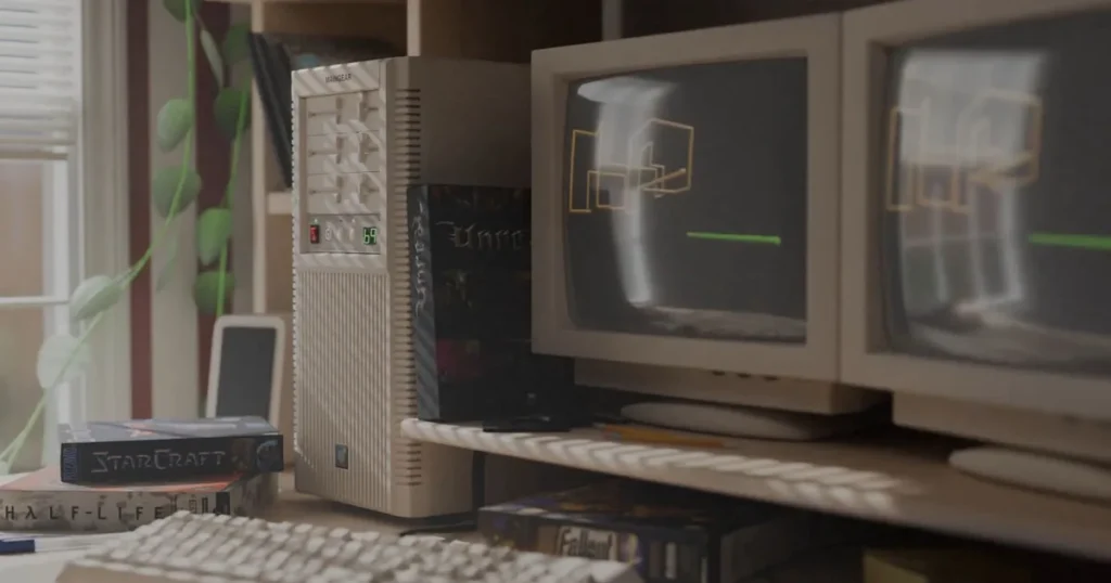 رونمایی از کیس Retro98 شرکت MAINGEAR با قدرت کارت گرافیک RTX 50 و طراحی دهه ۹۰