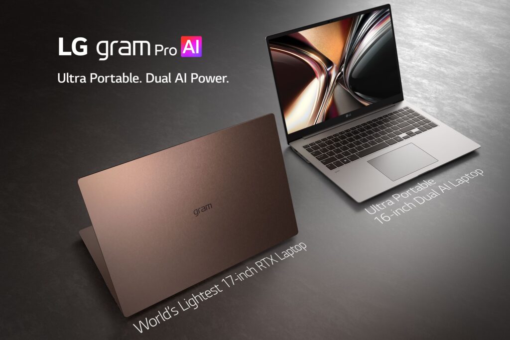معرفی لپ‌تاپ LG Gram Pro 17 با ساختار Aerominum و کارت گرافیک Nvidia RTX