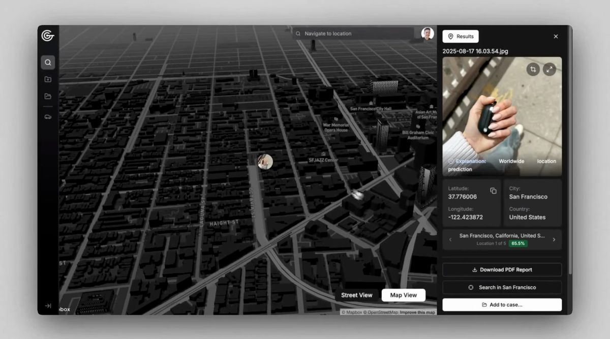 استفاده پلیس از ابزار هوش مصنوعی GeoSpy برای مکان‌یابی سریع تصاویر
