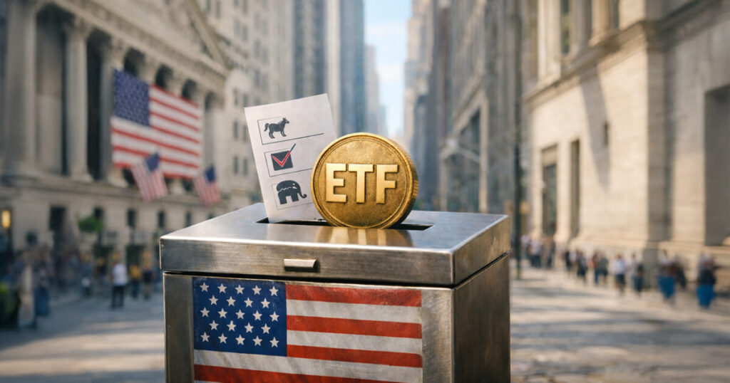 درخواست ثبت صندوق‌های ETF جدید برای معامله ریسک سیاسی مرتبط با نتایج انتخابات