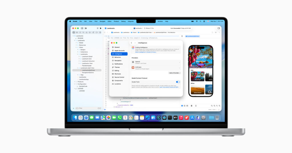 معرفی قابلیت کدگذاری عامل‌محور در Xcode 26.3 با پشتیبانی Anthropic و OpenAI