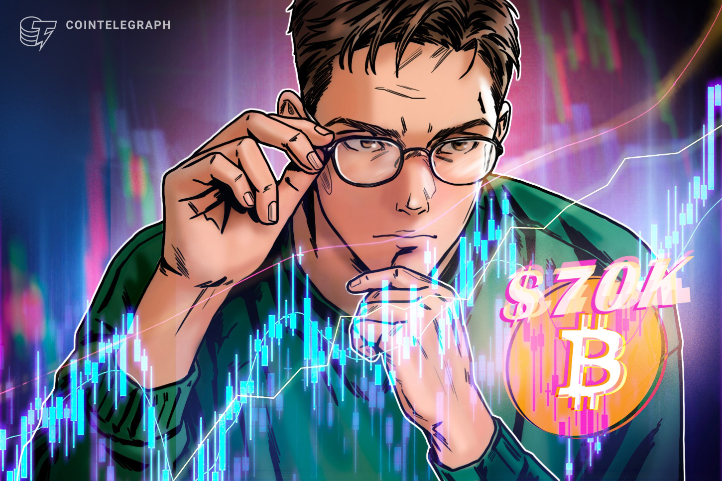 حجم بیش از ۵۰۰ میلیون دلار پیشنهاد بیت‌کوین در نزدیکی قیمت ۷۰ هزار دلار