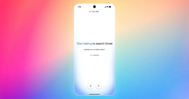 گوگل آزمایش ابزار جستجوی صوتی Gmail Live را آغاز کرد