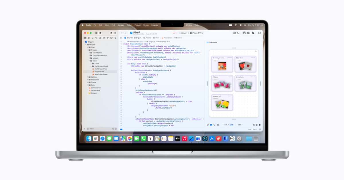 اپل قابلیت‌های هوش مصنوعی و بهبودهای پلتفرمی را در Xcode معرفی کرد