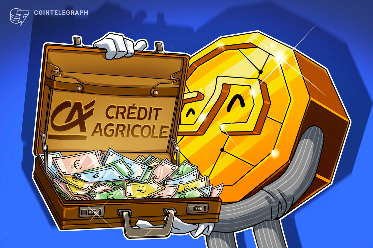 راه‌اندازی استیبل‌کوین یورویی CACEIS بر بستر اتریوم توسط Crédit Agricole