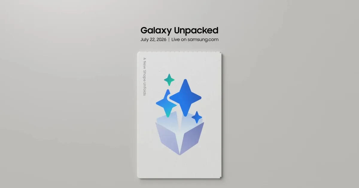 سامسونگ رویداد Galaxy Unpacked جدید را 22 ژوئیه در لندن برگزار می‌کند