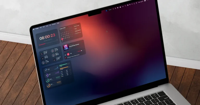 بررسی اپلیکیشنی با ویجت‌های قابل تنظیم و زیباتر از ویجت‌های macOS