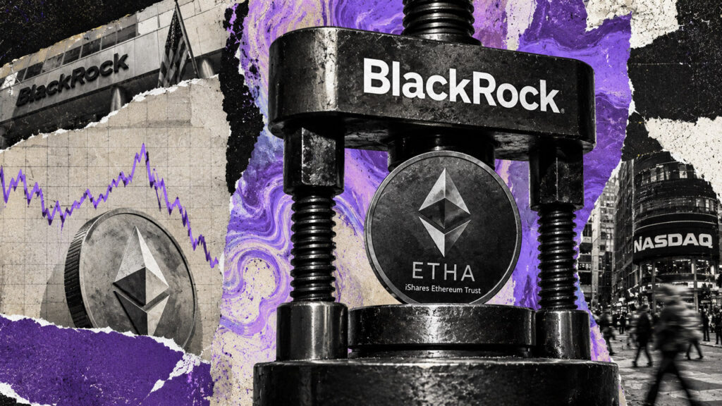 بلک‌راک برنامه ادغام معکوس سه به یک برای صندوق iShares Ethereum Trust را اعلام کرد