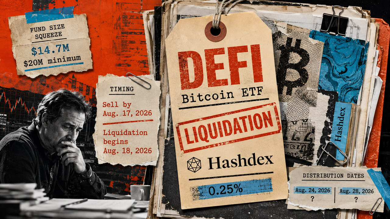 صندوق ETF بیت‌کوین هشدکس تعطیل می‌شود؛ سرمایه‌گذاران تنها چند روز فرصت فروش دارند