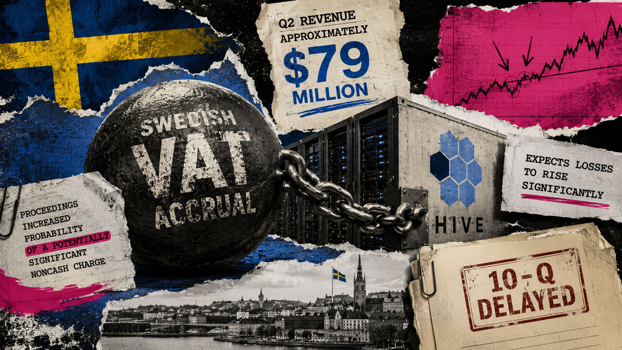 مشکل مالیاتی ۸۰ میلیون دلاری شرکت استخراج بیت‌کوین HIVE در سوئد