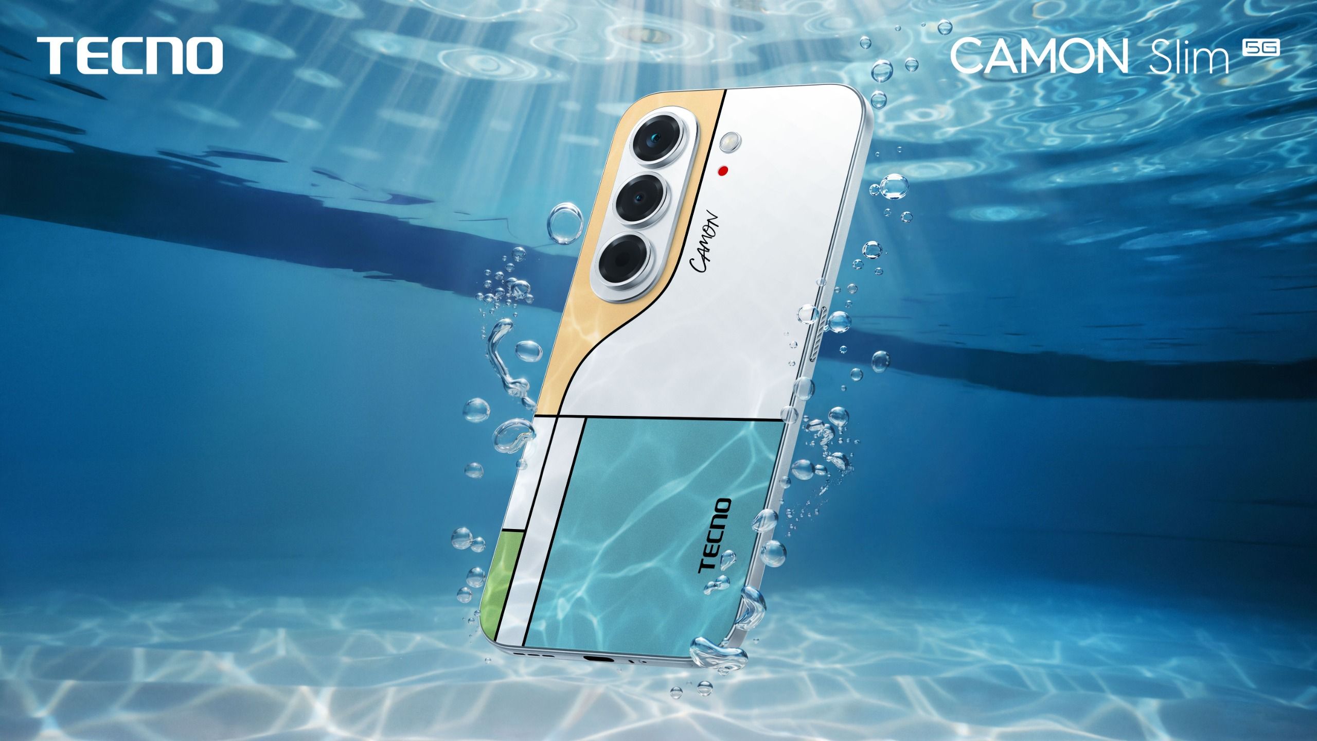 معرفی گوشی TECNO Camon Slim ۵G با ضخامت ۶.۳۹ میلی‌متر و باتری ۶۰۰۰ میلی‌آمپرساعتی